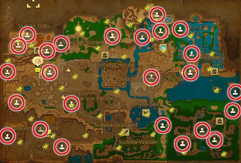 Auf unserer Map haben wir euch alle Stempelstationen hervorgehoben.