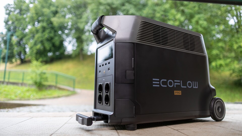 Das System von EcoFlow ist sehr mobil einsetzbar und lässt sich überall schnell aufbauen.