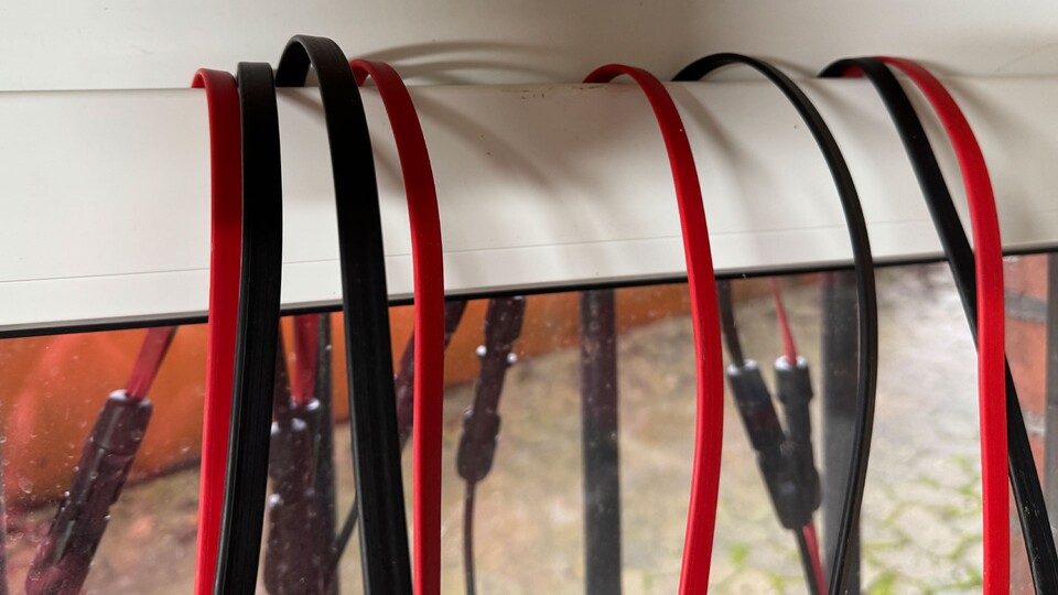 Kabeldurchführung Kellerfenster