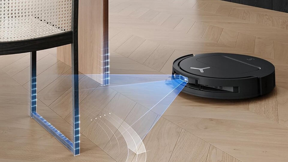 Dank seiner Navigation umfährt er Hindernisse souverän!