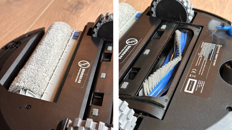 Die Kombination aus Wischwalze und starker Saugrolle konnte bisher jeden Schmutz, den ich dem T80 OMNI entgegen geworfen habe, meistern.