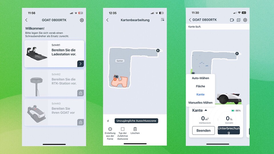 Die App wirkt aufgeräumt und intuitiv und bietet Zugriff auf alle wichtigen Funktionen.