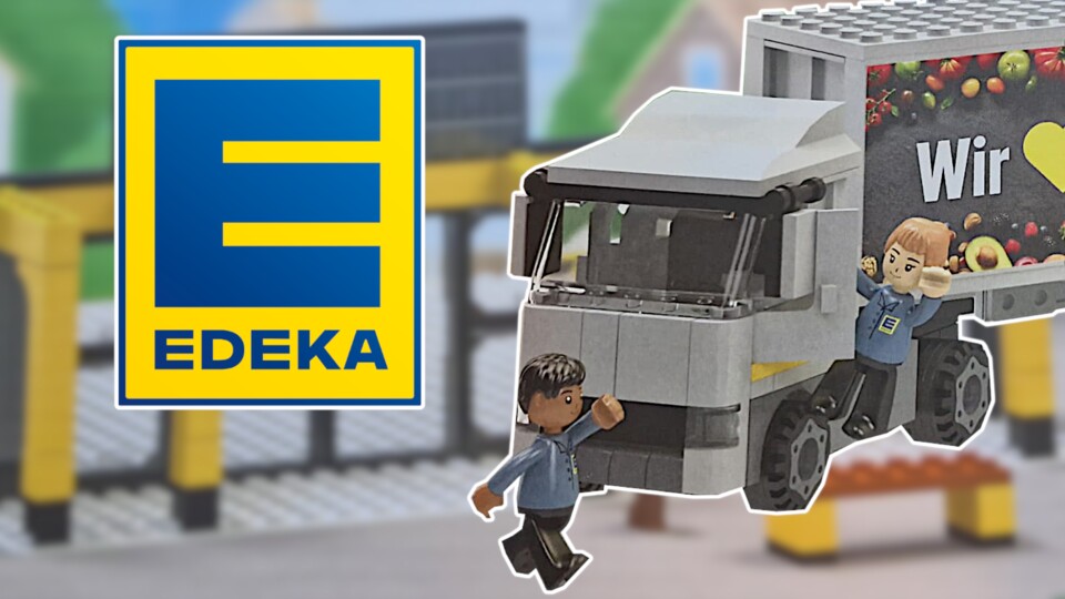 Wer hätte je gedacht, dass es mal einen Edeka aus Klemmbausteinen geben wird.
