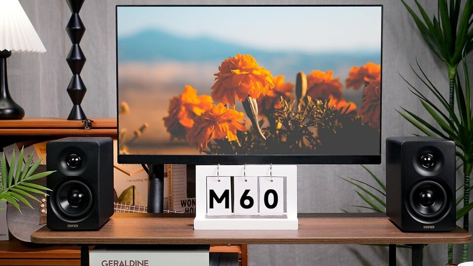 Die kompakten aber klangstarken Edifier M60 habe ich auch privat schon mehrfach empfohlen und nie Ärger dafür bekommen. Im Gegenteil.