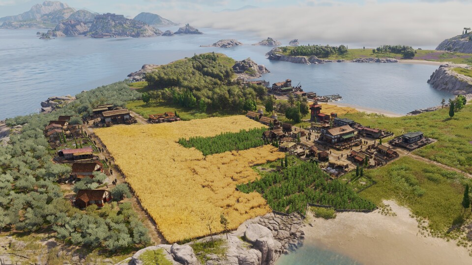 Anno 117 ist ein schönes Spiel und sieht auch dann noch gut aus, wenn ihr auf ineffiziente, diagonale Straßen verzichtet.