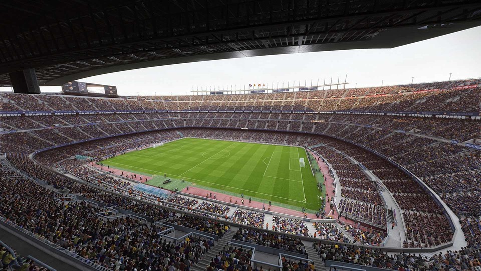 Das Camp Nou vom FC Barcelona in eFootball PES 2020