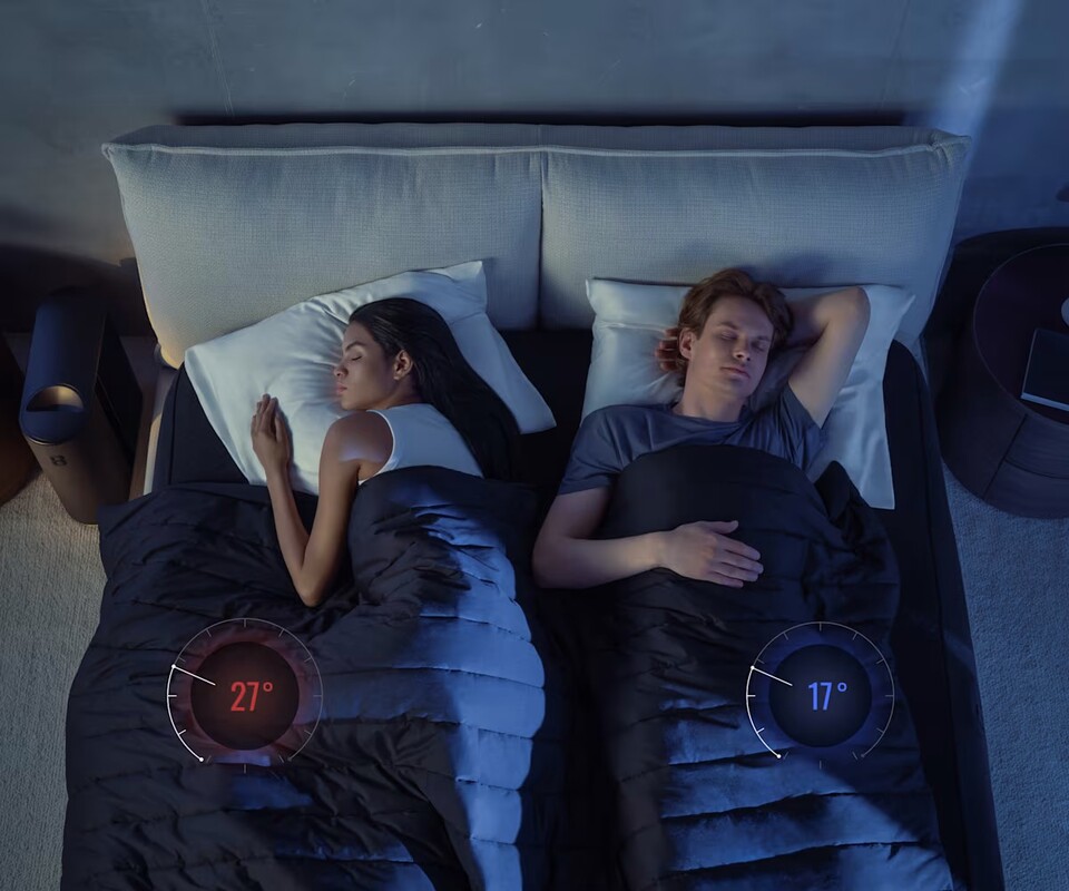 Der Matratzenbezug von Eight Sleep hilft, die perfekte Temperatur zu finden. Aber nur, wenn die Cloud mitmacht. Quelle: www.eightsleep.com.