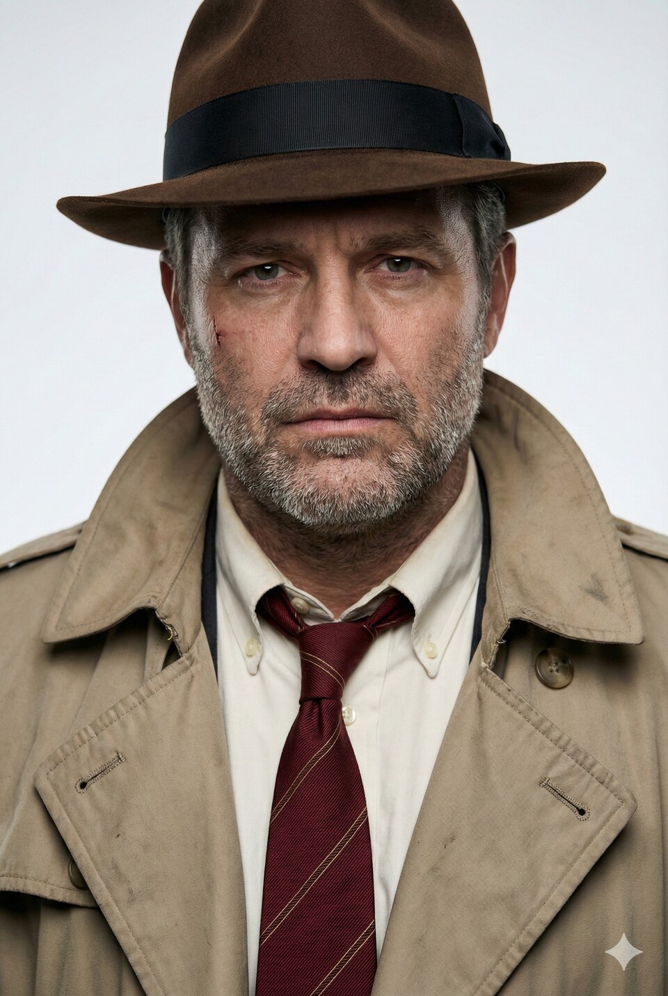 Für meinen Comic-Strip erstelle ich mir mithilfe von Nano Banana Pro einen Detektiv-Charakter (KI-generiert mit Nano Banana Pro)