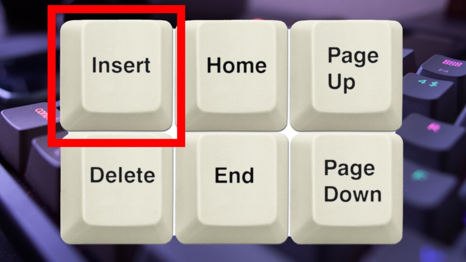 Auf der englischen Tastatur ist die Beschriftung unbedeutend anders - die Anordnung ist aber dieselbe. [Insert] ist bei uns [Einfg]. (Bild-Quelle: Chris J. Davis über Unsplash, dbalinda über Adobe Stock)