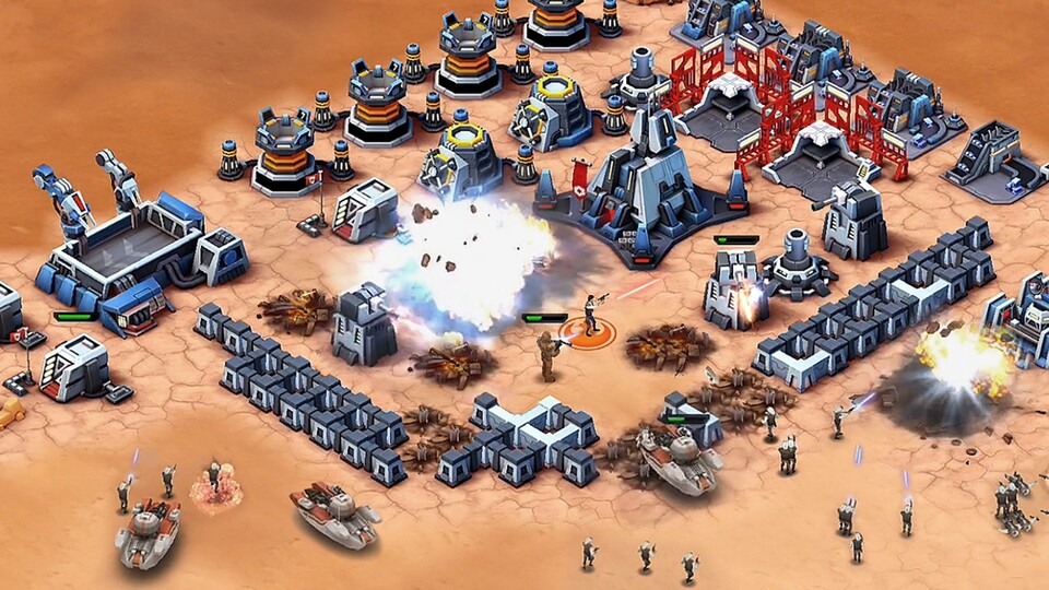 Outpost war eignetlich fertig, wurde dann aber doch nie veröffentlicht. Für Mobile-Geräte gibt es aber Star Wars Commander als Alternative.