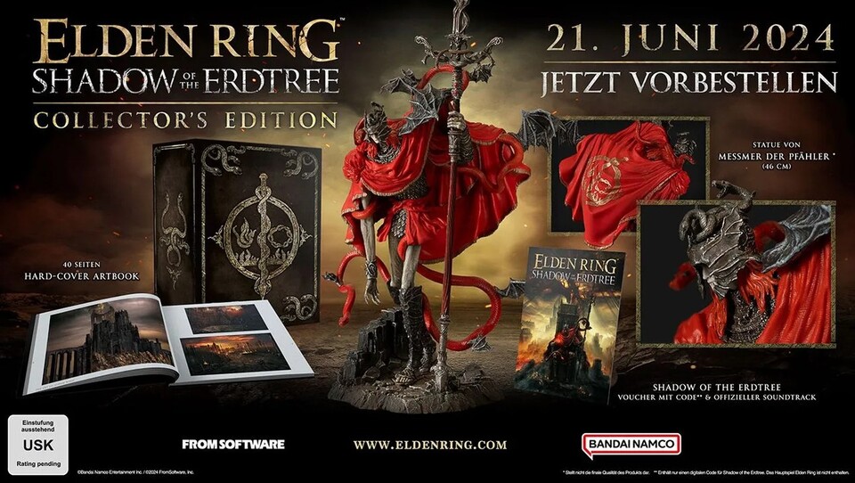 Wenn ihr die Collectors Edition mit Figur haben wollten, müsst ihr schnell sein. Die Stückzahl ist limitiert.