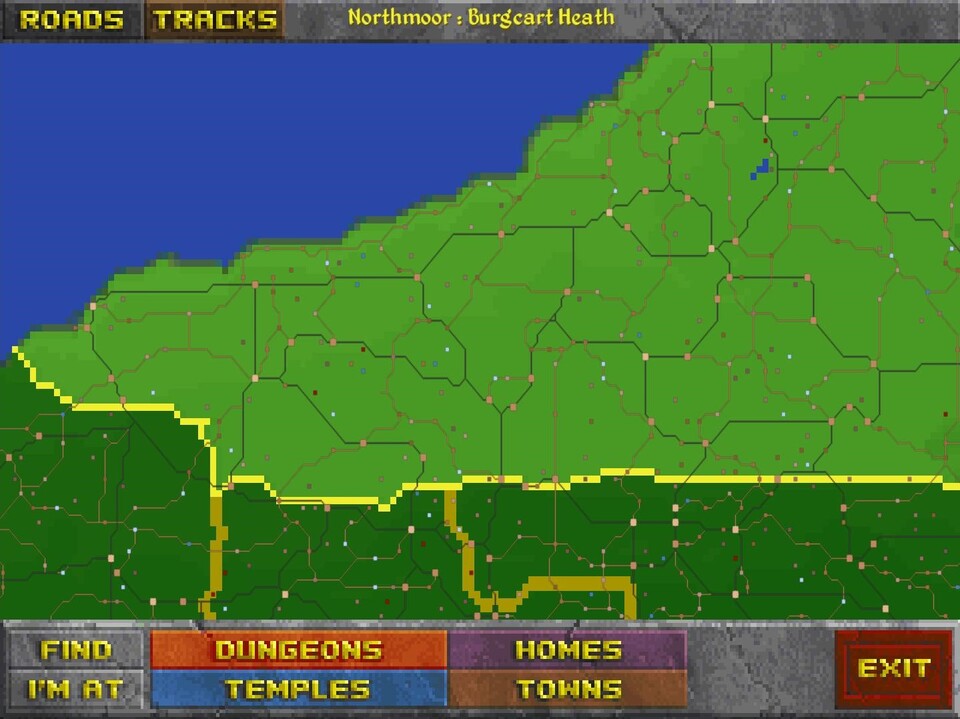 Die Straßen und Wege der Basic Roads-Mod wurden alle per Hand auf die Karten eingezeichnet und werden dann im Spiel angezeigt.