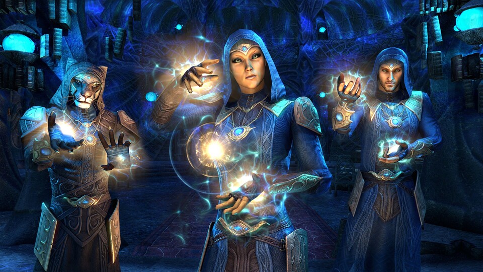 Magier des Psijic-Ordens im Multiplayer-Ableger The Elder Scrolls Online.