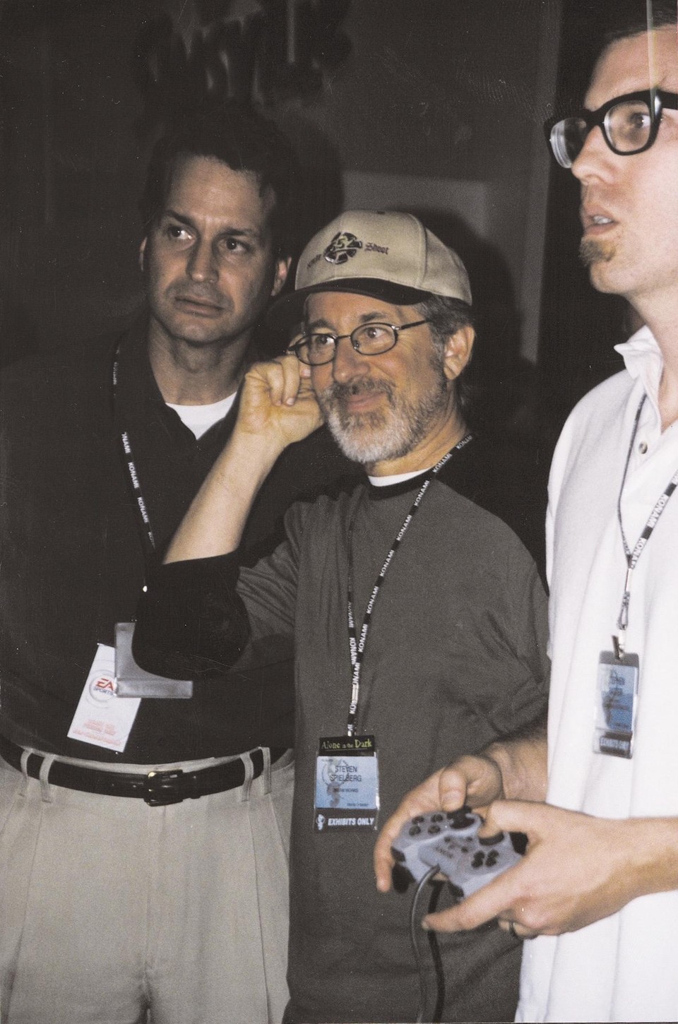 Star-Regisseur Steven Spielberg schaute sich neue Spiele an.