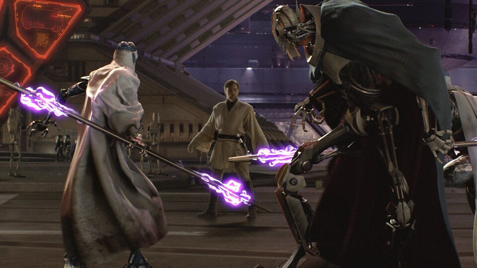 Die Leibwachen von General Grievous tragen Elektrostäbe. (Bildquelle: Starwars.com)