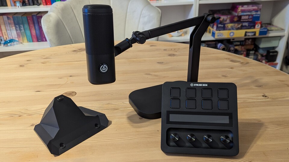Hier alle Teile meines Stream-Deck-Setups auf einen Blick.