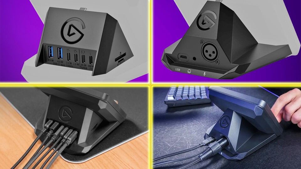 Egal ob USB-Hub mit SD-Kartenslots oder Interface mit XLR-Anschluss: Euer Stream Deck + lässt sich erweitern!