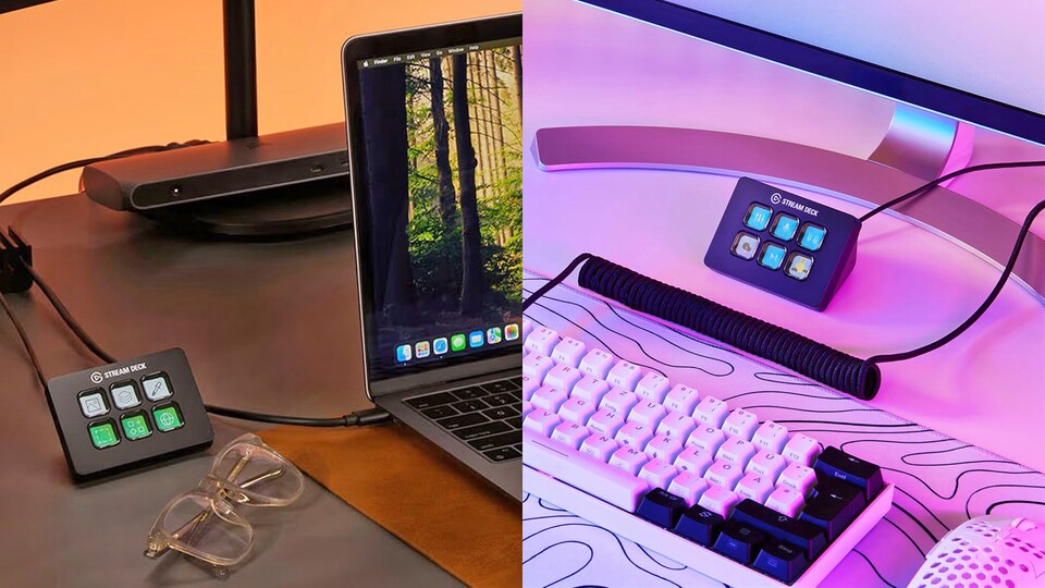 Egal ob für eure wichtigsten Excel-Funktionen bei der Arbeit oder als Teil eures Gaming-Setups – der Stream Deck Mini macht in jeder Situation eine gute Figur.