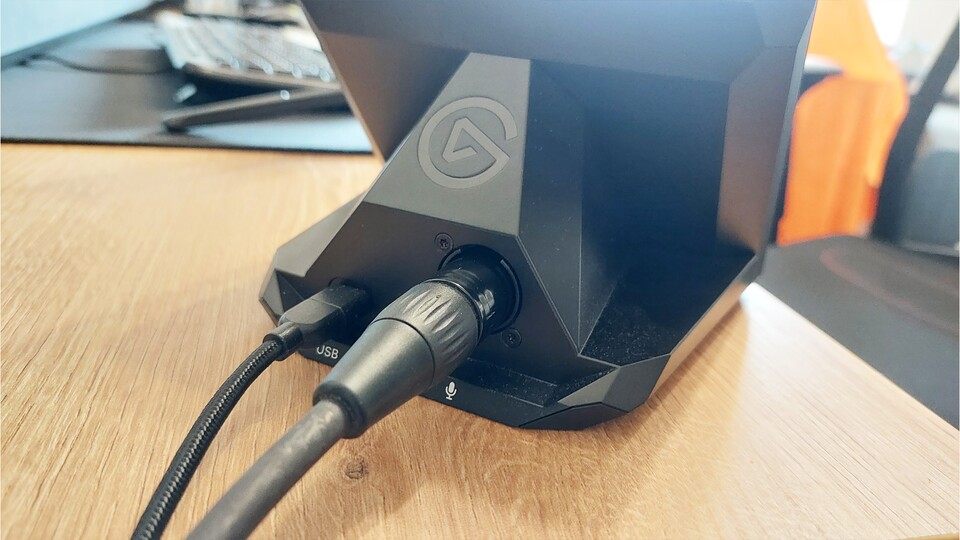 Mit der XLR-Erweiterung könnt ihr auch Studio-Mikrofone für digitale Zwecke nutzen – egal ob Teams-Call oder Livestream.