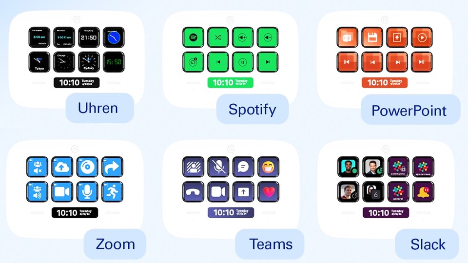 Für jede Situation ein Tasten-Profil: Der Stream Deck Neo passt seine Tasten immer an jede Situation an