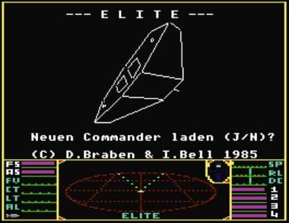 Elite war der Pionier der 3D-Grafik.