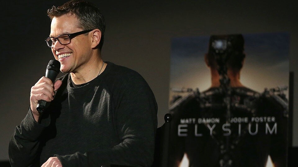Elysium ist Matt Damons erste richtige Rolle in einem Scifi-Streifen. 