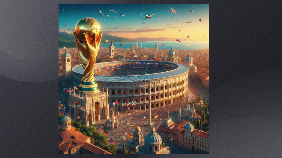 Einmal mehr zeigt die KI viele verschiedene Motive, hier werden aber am stärksten Erinnerungen an Italien geweckt.