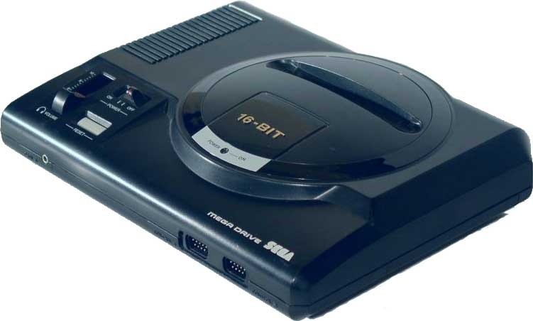 Sega Mega Drive der ersten Baureihe.