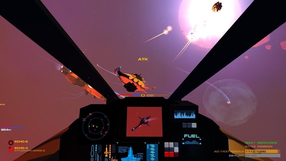 Zur Einstimmung auf eine Präsentation auf der Messe PAX East hat Marauder Interactive neue Spielszenen aus Enemy Starfighter veröffentlicht.