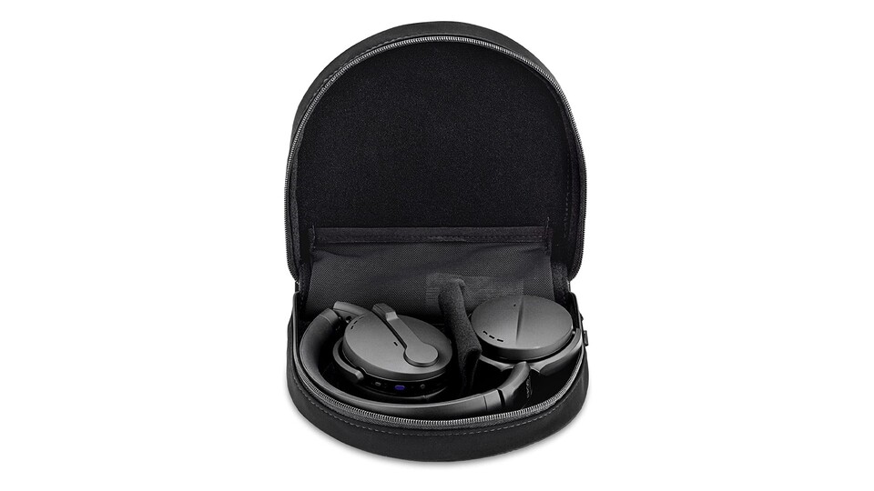 Durch die beiliegende Schutztasche ist das EPOS Sennheiser C50 beim Transport bestens geschützt.