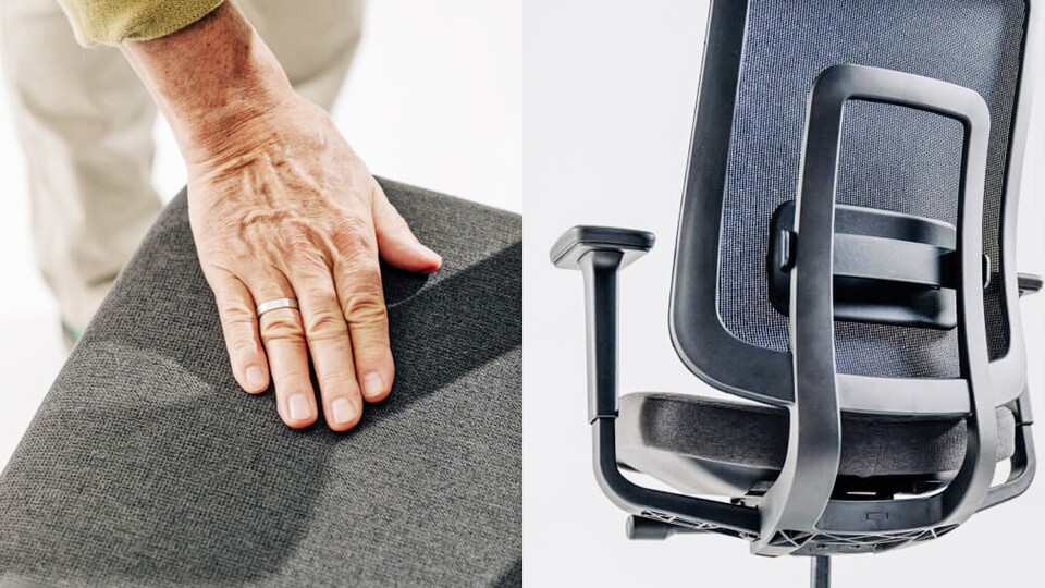 Ein gemütliches Sitzpolster und ein Schweißfreier Rücken sind für mich das wichtigste bei der Arbeit.