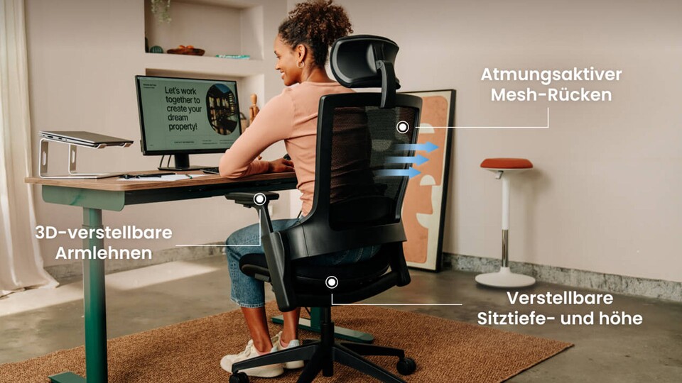 Im Zusammenspiel mit allen anderen Komponenten wird der NextBack erst richtig gut.