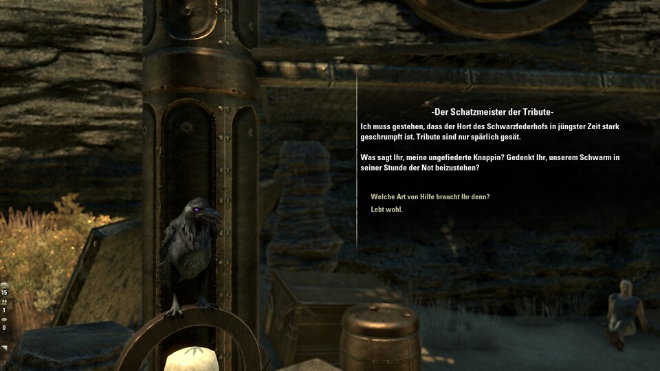 Vorwitzig und goldgierig: Für die Krähen vom Schwarzfederhofs erledigt ihr reichlich Aufgaben.