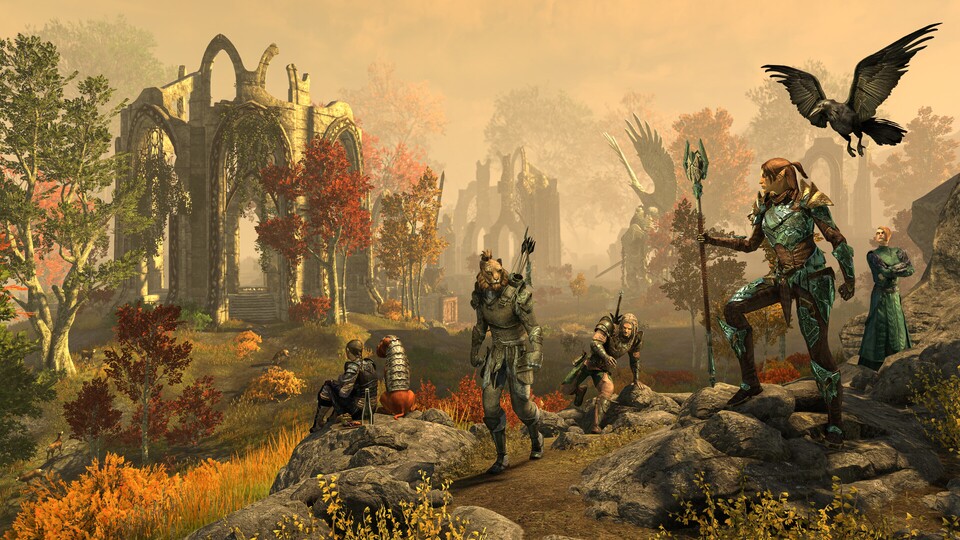 Die Goldstraße führt uns in herbstliche Gefilde und in die Gegend aus Oblivion.