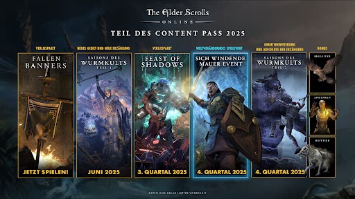 Der Content Pass zeigt, was euch 2025 noch alles erwartet.