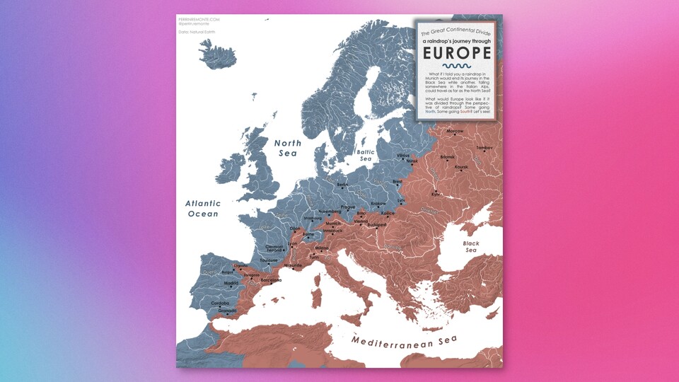 Die Darstellung stammt vom französischen Kartografen Pierre Remonté (www.perrinremonte.com). Laut Xataka.com basieren die Daten auf dem Vektorkartenprojekt Natural Earth der North American Cartographic Information Society.