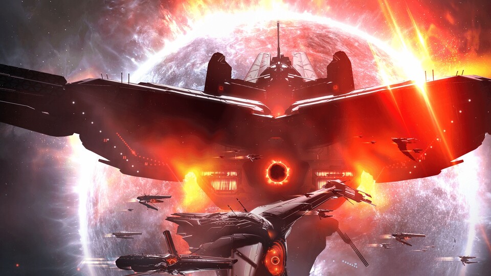 In Eve Online greifen die Triglavianer derzeit zahlreiche Sternensysteme an. Manche Spieler nutzen das aus.