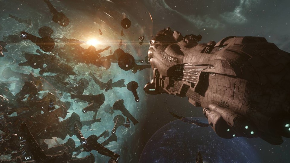 In Eve Online kämpften gestern Nacht tausende Spieler in der größten Schlacht aller Zeiten.