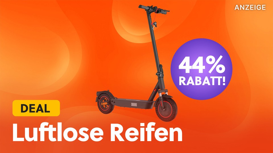 This e-scooter with full suspension, disc brakes + indestructible tires is now 44% cheaper!