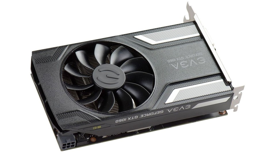 Die EVGA Nvidia GeForce GTX1060 Superclocked bietet 6 GByte GDDR5 und genug Leistung für Spiele in Full HD.