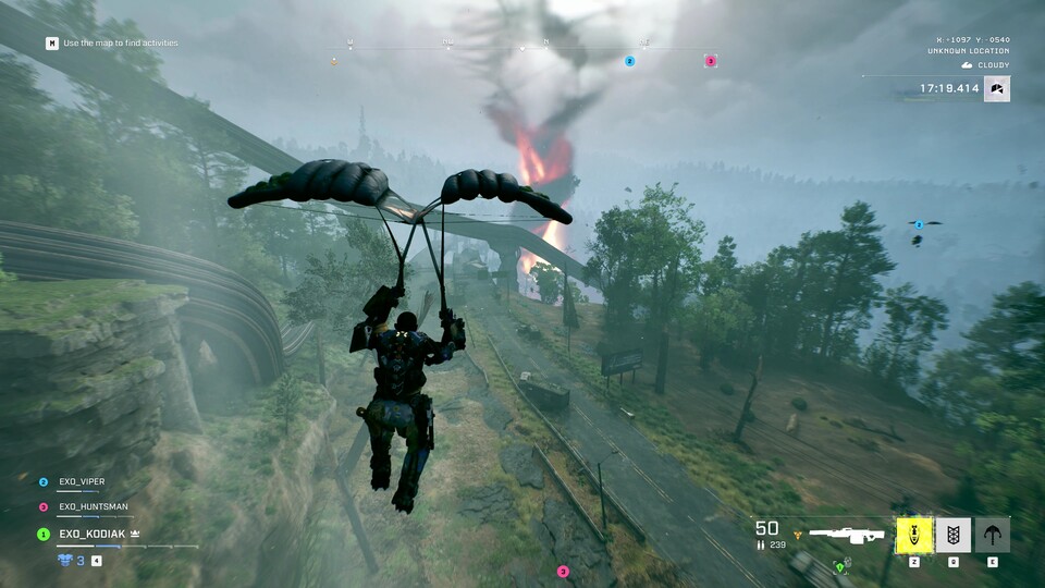 Feuer-Tornado! Hier sieht man was passiert, wenn ein Wirbelsturm in der Spielwelt zufällig auf Feuer trifft.