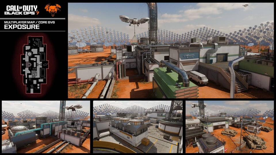 Layout und Locations der Black Ops 7 Map Exposure auf einen Blick.