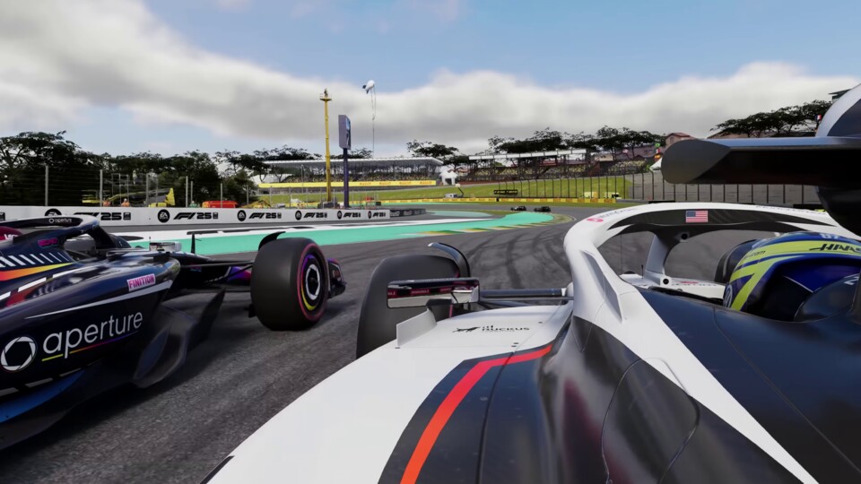 Vorder- und Hinterradaufhängung interagieren in F1 25 noch besser mit Asphaltband und Curbs.