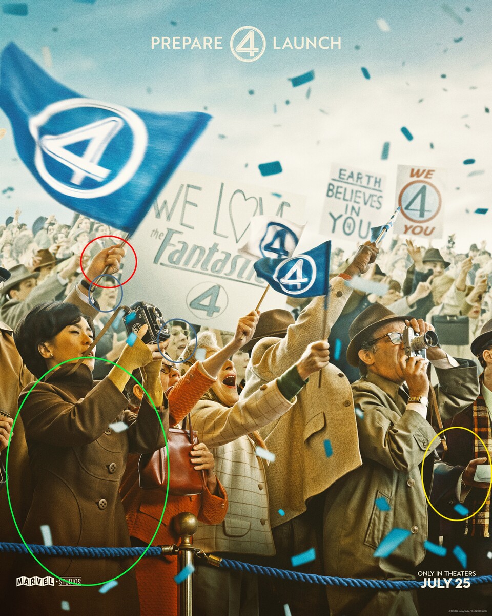 Zu sehen: Einige Details des Posters, die Fans fragwürdig erscheinen. (Bild: Marvel)