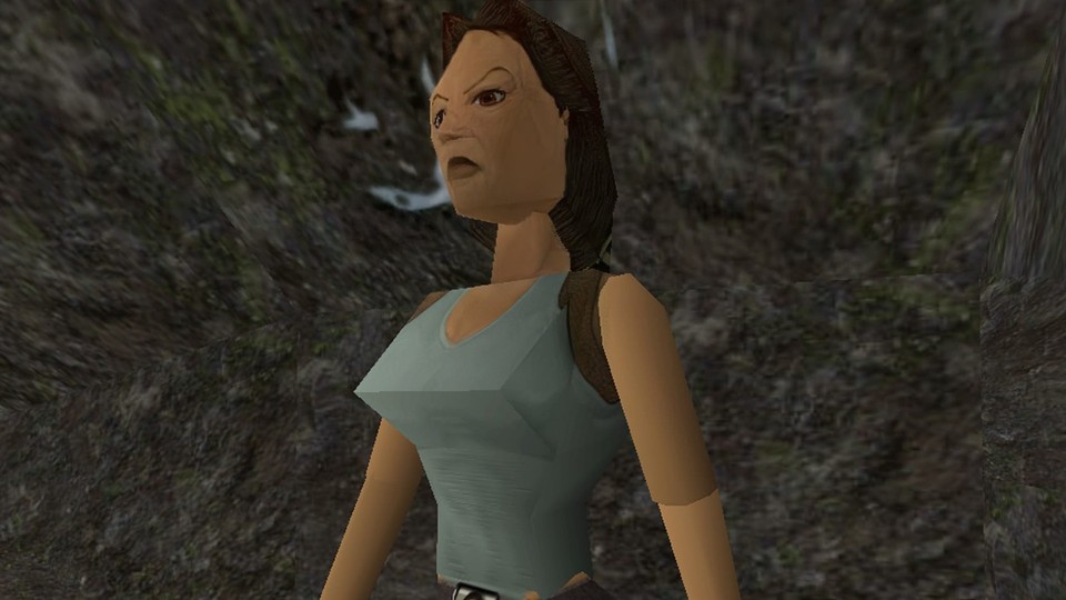 Lara Croft in alt