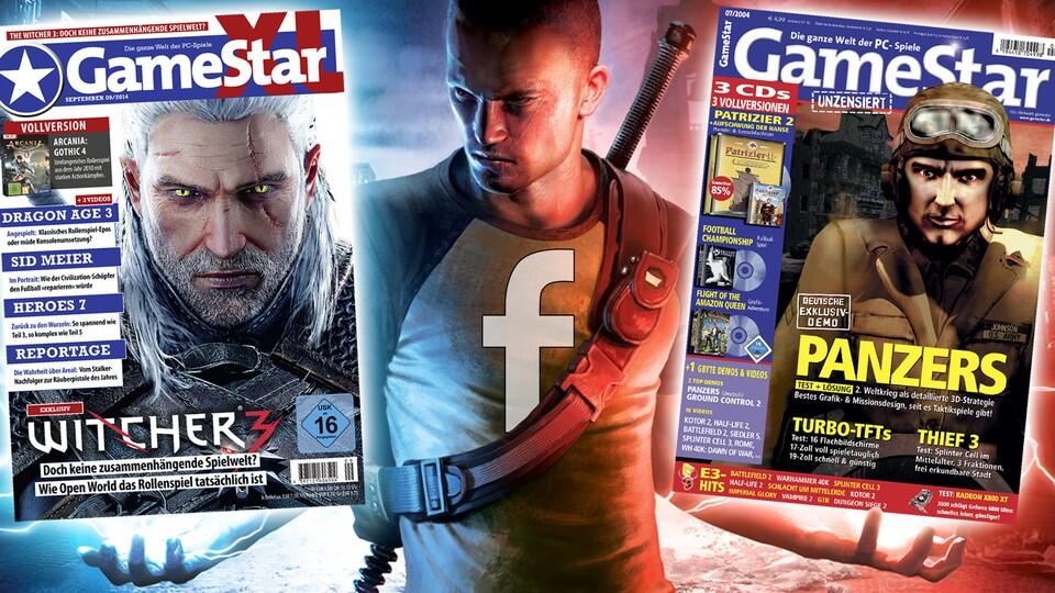 Unsere Facebook-Community (Mitte, Abbildung ähnlich) hat die schönsten und hässlichten GameStar-Cover gewählt.