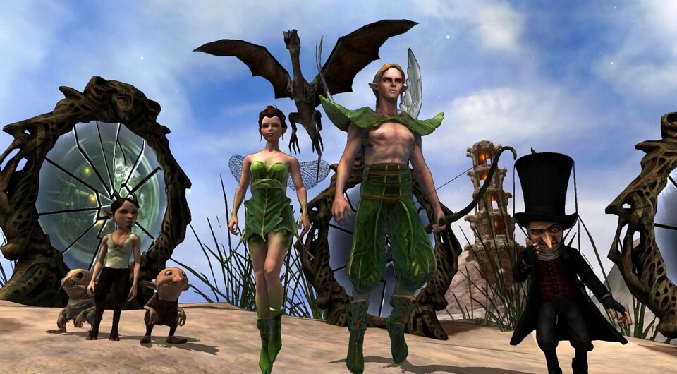 Solch zarte Elfen-Wesen sollen bei Faery: Legends of Avalon das Fantasy-Reich Avalon retten.