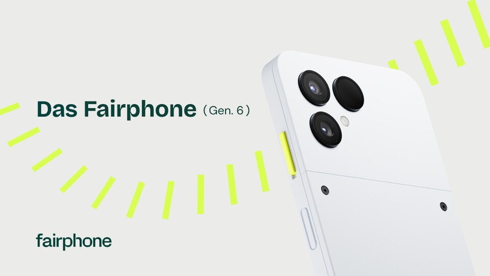 Das Fairphone geht inzwischen in die sechste Generation. Optisch hat das Gerät einen ordentlichen Sprung gemacht. (Bild: Fairphone)