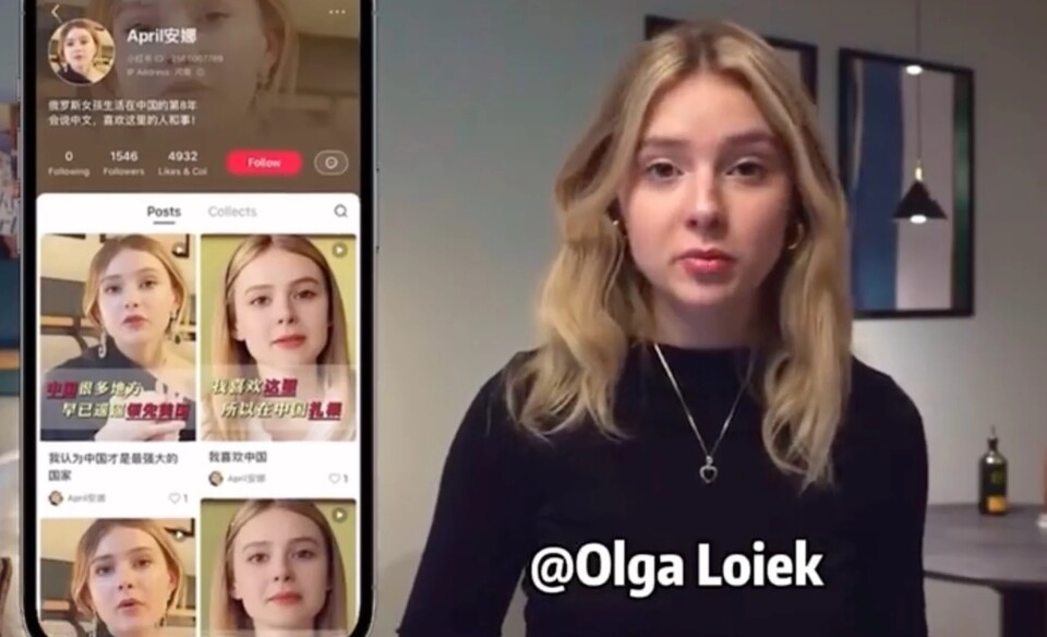 Olga Loiek ist YouTuberin und ihr Gesicht wird von dutzenden chinesischen Fake-Profilen verwendet. (Quelle: scmp)