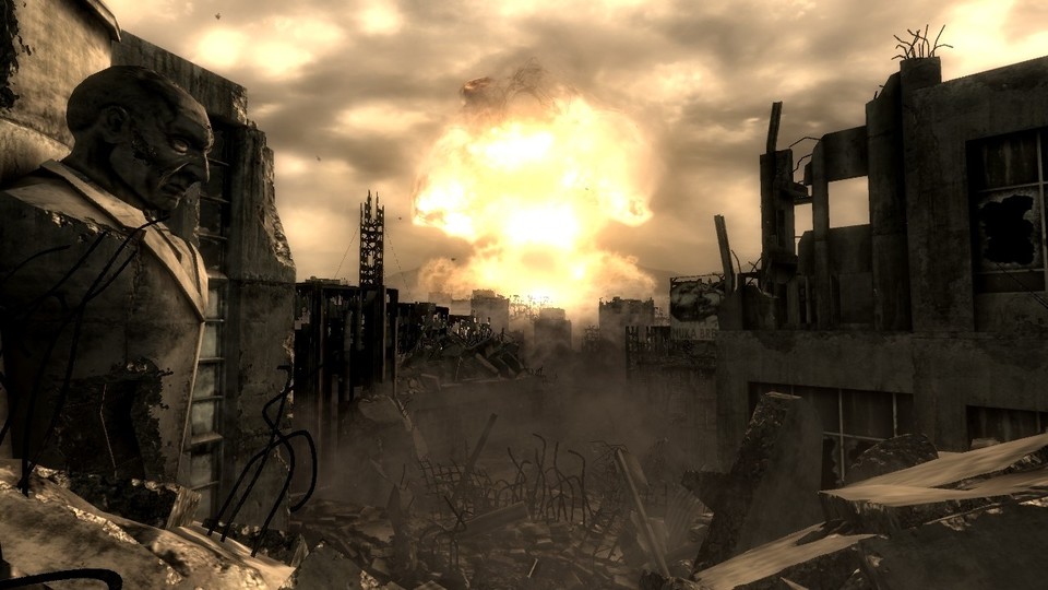 Der durch Atomexplosionen erzeugte, radioaktive Niederschlag wird Fallout genannt.